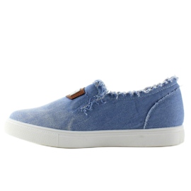 Farmer slip-ons NB22 L. Kék kitűzővel 2