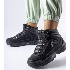 Fekete magas meleg Kappa 242968 Shivoo cipő 1