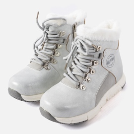 Szürke meleg gyerekcipő Big Star KK374178 ezüst 1