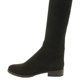 M.Daszyński Női bordázott csizma SA62-58 fekete csizma 5 M.Daszyński Női bordázott csizma SA62-58 fekete csizma 5