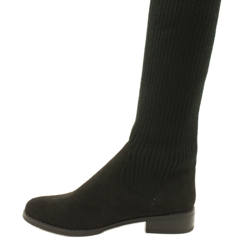 M.Daszyński Női bordázott csizma SA62-58 fekete csizma 5 M.Daszyński Női bordázott csizma SA62-58 fekete csizma 5