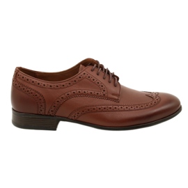Olivier Alkalmi cipő Brogues barna 617 1