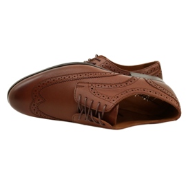 Olivier Alkalmi cipő Brogues barna 617 7