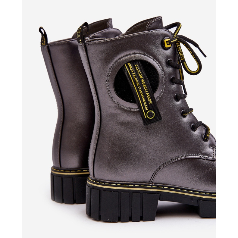 News Gyerek szigetelt Trapper csizma Szürke Iomare 1