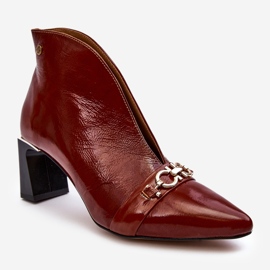 Bőr Bokacsizma Maciejka 05262-02 Barna 1