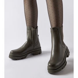 Zöld tornacipő masszív Torin talppal 1