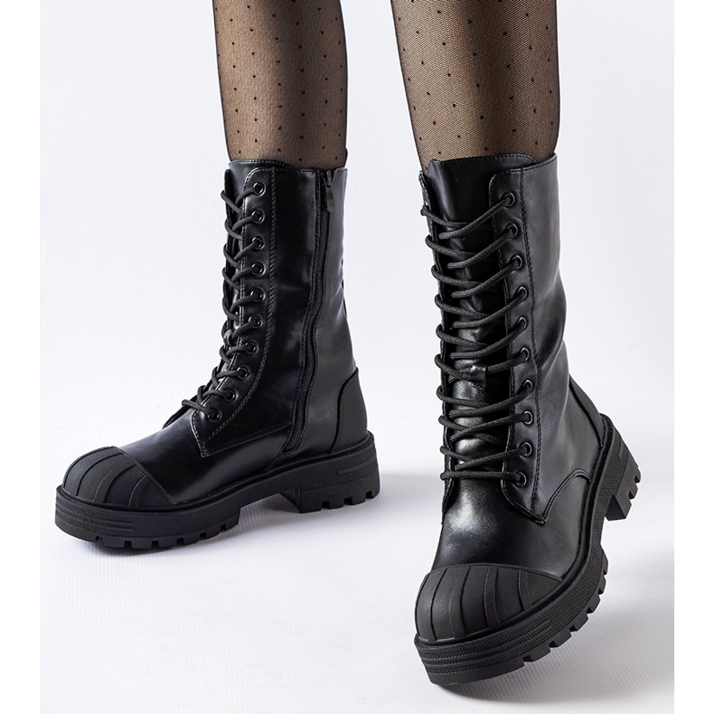 Fekete Cardinale női hőszigetelt munkáscsizma 1