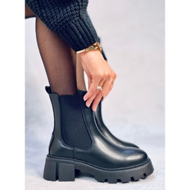 Magas szárú Chelsea csizma a Rumer Blacktől fekete 2