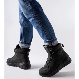 Fekete Lee Cooper LCJ-23-44-1979L magas csizma 2