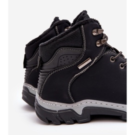 Mckeylor Szigetelt férfi túrabakancs, Black Raisah 19455 fekete 2