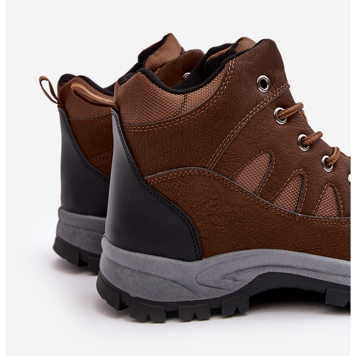 WR1 Férfi klasszikus túracipő Barna Gometti 2