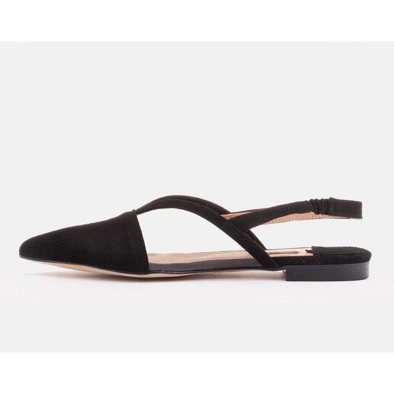 Marco Shoes Természetes bőr szandál fekete színben 1