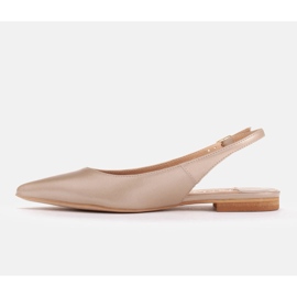 Marco Shoes Természetes bőr szandál arany színben 1965P-1232-1 bézs aranysárga 2