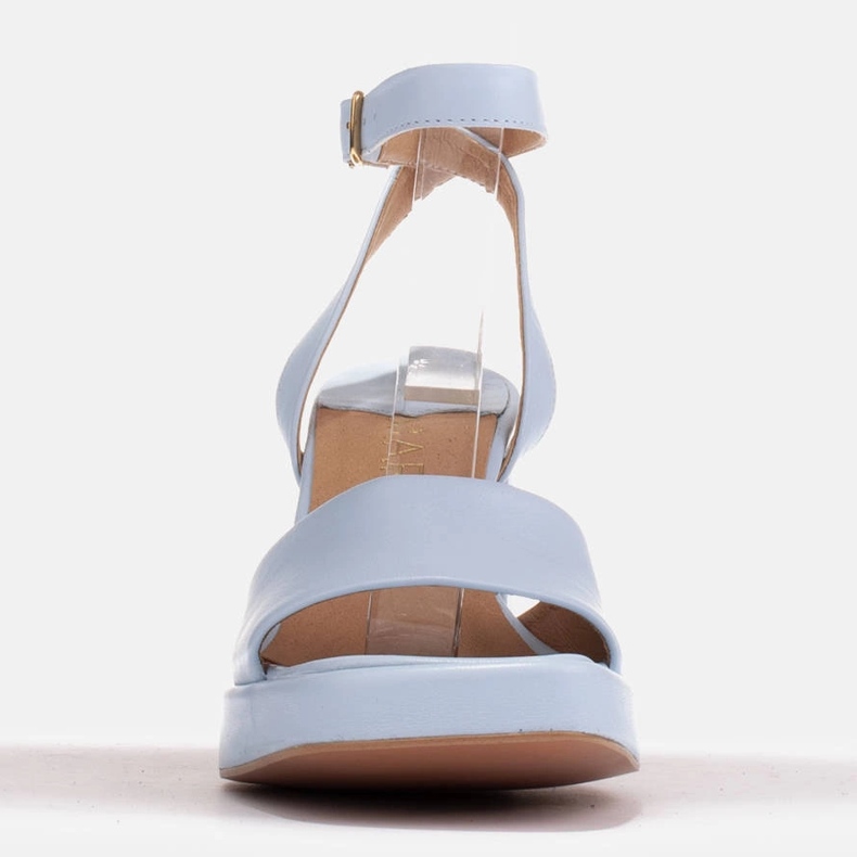 Marco Shoes Szandál emelvényen kék 2