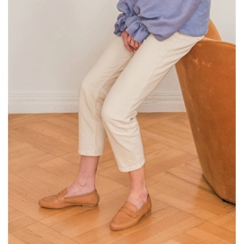 Marco Shoes Béletlen naplopók barna 1