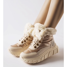 Arany hócsizma Lee Cooper LCJ-23-44-1953L aranysárga 1