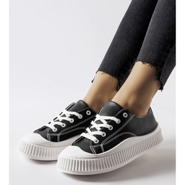 Fekete Erbezzo platform tornacipő 1