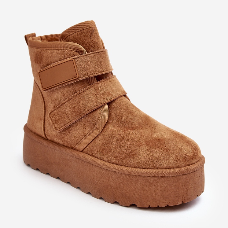 FG2 Női Camel Naredi Platform hócipő barna 1