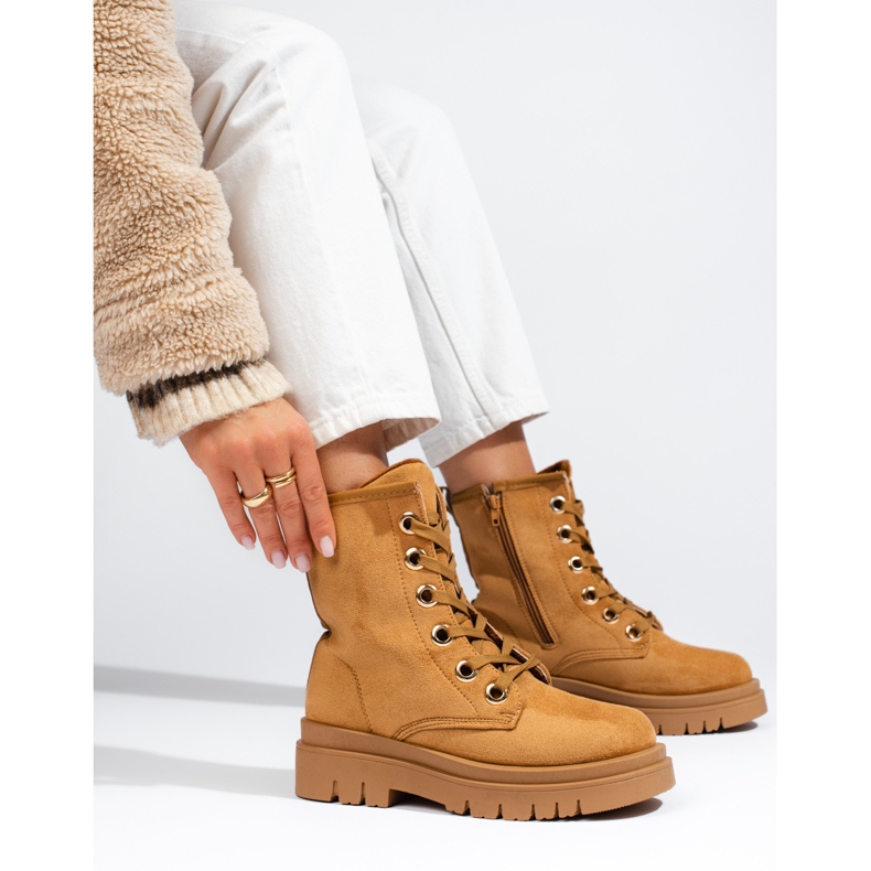 Shelovet női tevevelúr munkások barna 1