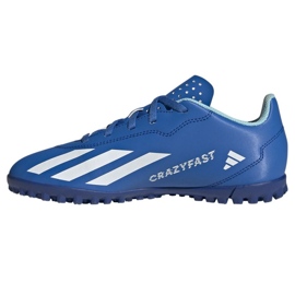 Adidas X Crazyfast.4 Tf Jr IE4067 futballcipő kék 1 Adidas X Crazyfast.4 Tf Jr IE4067 futballcipő kék 1
