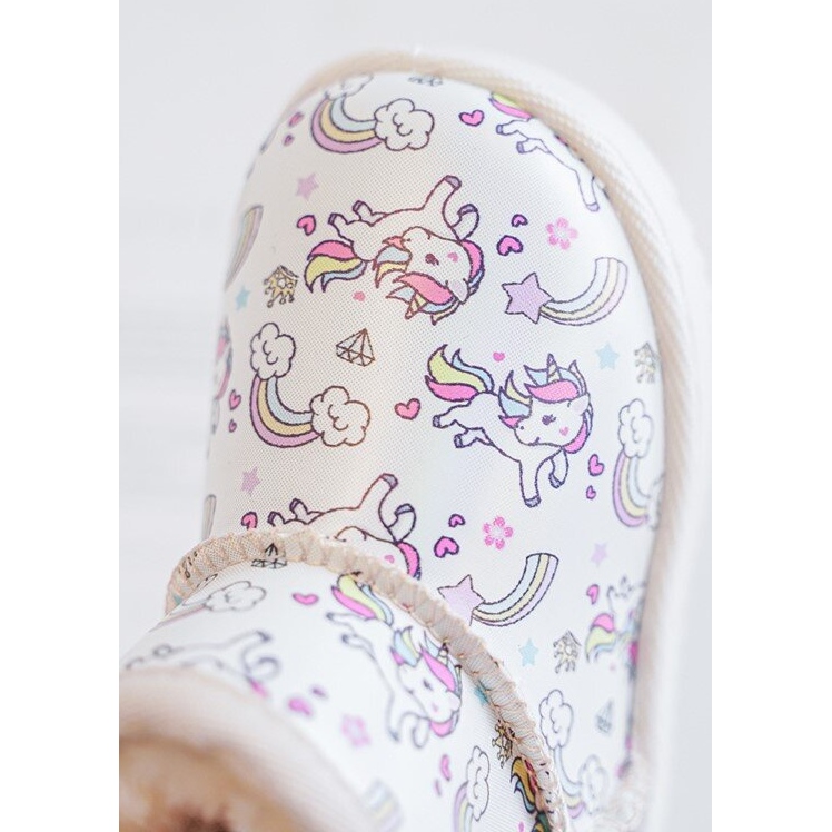 Gyermek mintás hócsizma bézs Elenet 1