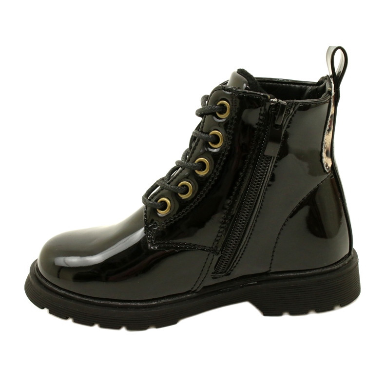 Lakkozott csizma Miss 23DZ23-6599 fekete 1