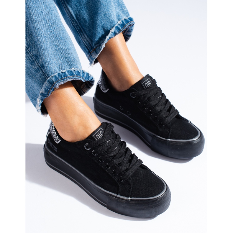 Női Big Star KK274036 tornacipő fekete 1