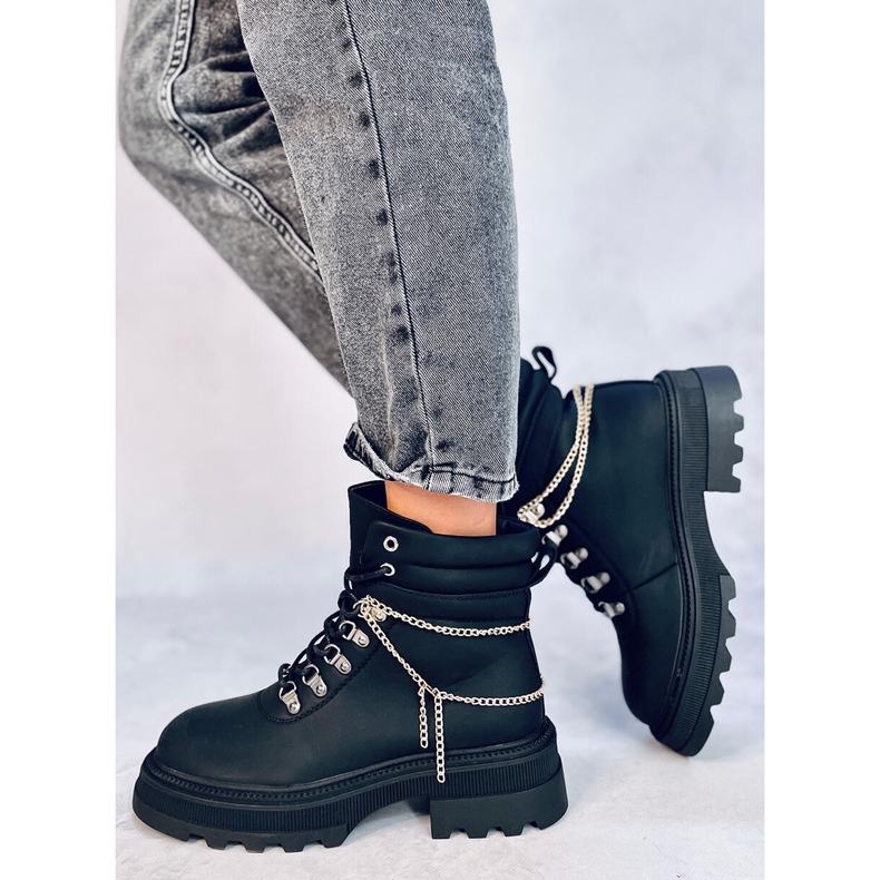 Hudson fekete Trapper csizma 2 Hudson fekete Trapper csizma 2