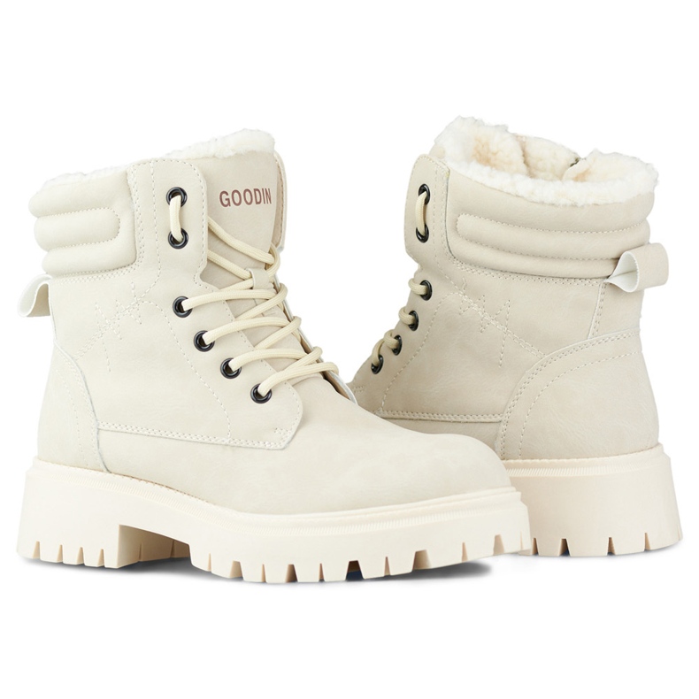 Bézs színű hőszigetelt női túrabakancs 1 Bézs színű hőszigetelt női túrabakancs 1