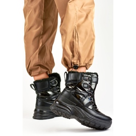 Női fekete sport fűzős hócsizma 1 Női fekete sport fűzős hócsizma 1