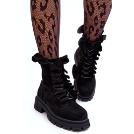 Seastar Alapú áru szigetelt lapos csizma fekete 4