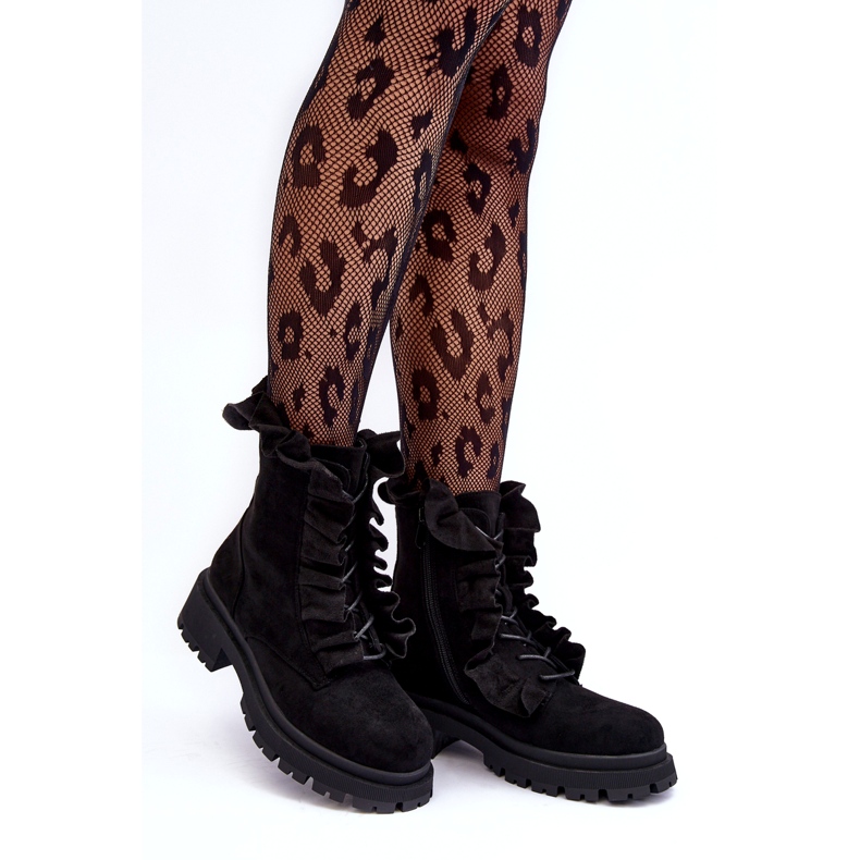 Seastar Alapú áru szigetelt lapos csizma fekete 2