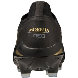 Mizuno Morelia Neo Iv Beta Elite Md M futballcipő P1GA234250 fekete 3