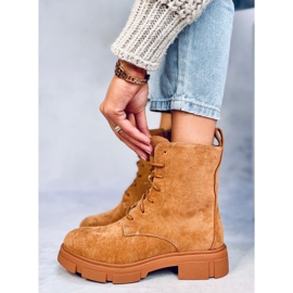 Zoe Camel fűzős munkások barna 1