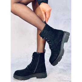 Zoe Black fűzős munkások fekete 2