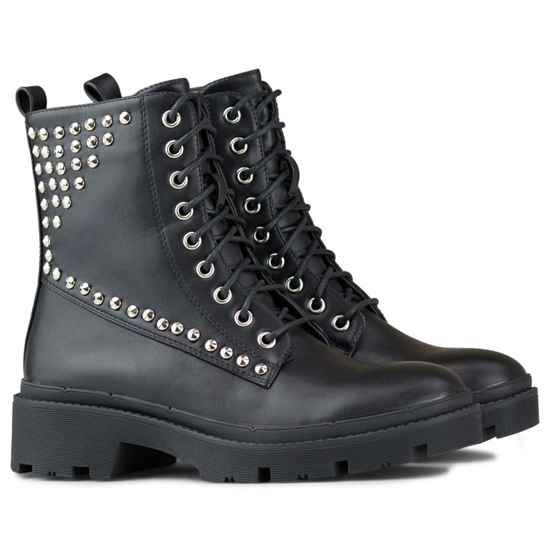 Női sziklamunkások ökobőrből fekete 1