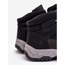 Férfi túracipő Trappers Black Maraena fekete 2