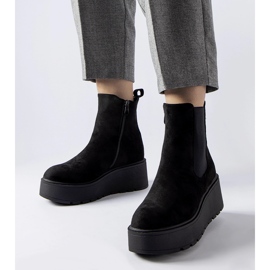 Fekete szigetelt Discesa ékcsizma 1