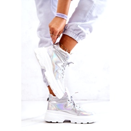 Női ezüst szigetelt sportcipő 4