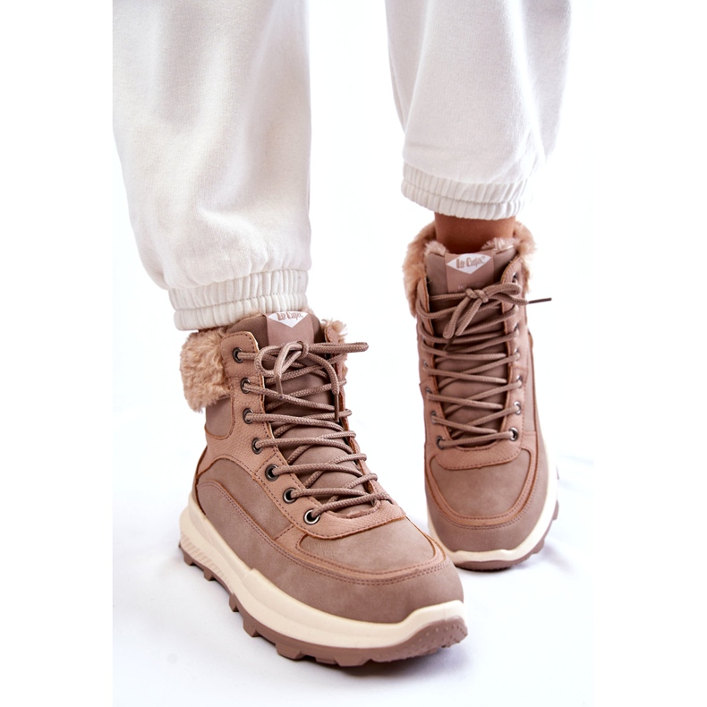 Női szigetelt csizma Lee Cooper LCJ-22-44-1363 rózsaszín 3