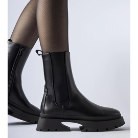 Fekete szigetelt Mombello csizma 1