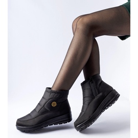 Fekete hócsizma alacsony ékkel, Vittore 1