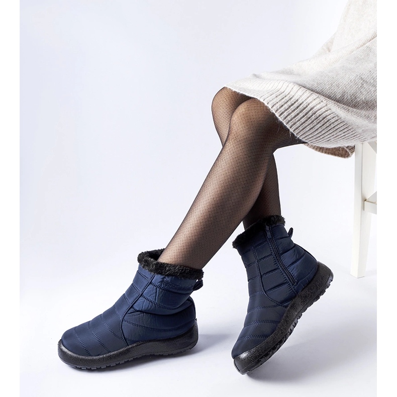 Sötétkék szigetelt hócsizma a Valparaiso-tól 1