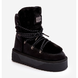 Vegán platformos hócipő vízálló D.Franklin DFSH371008 Fekete 2 Vegán platformos hócipő vízálló D.Franklin DFSH371008 Fekete 2