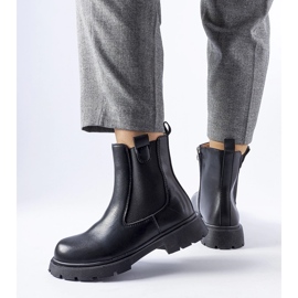 Fekete klasszikus Giacinta bokacsizma 2