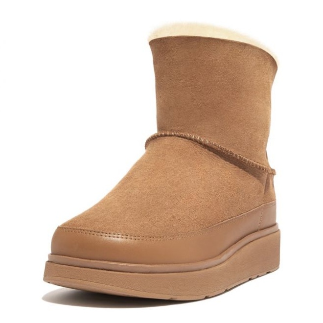 FitFlop GEN-FF Mini kétoldalas Shearling csizma W GS6-A69 bézs 1