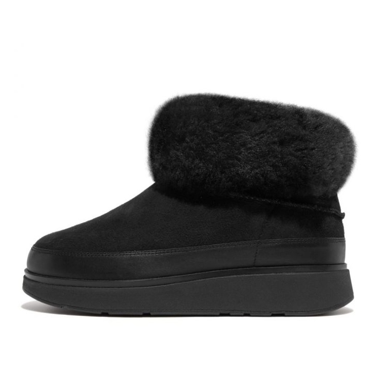 FitFlop GEN-FF Mini kétoldalas Shearling csizma W GS6-090 fekete 1