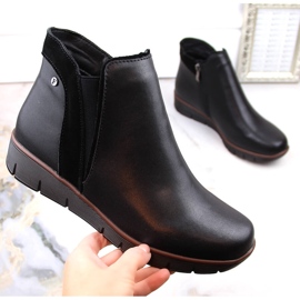 Fekete szigetelt női bőr ékcsizma Filippo DBT4781 1 Fekete szigetelt női bőr ékcsizma Filippo DBT4781 1