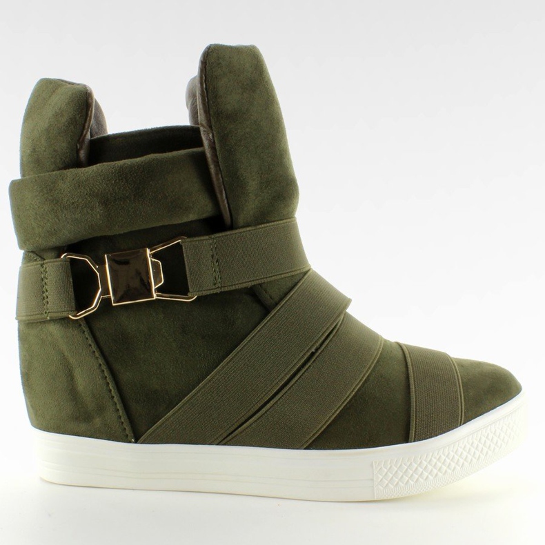 Cipők gumicsíkokkal F-215 Olive zöld 1