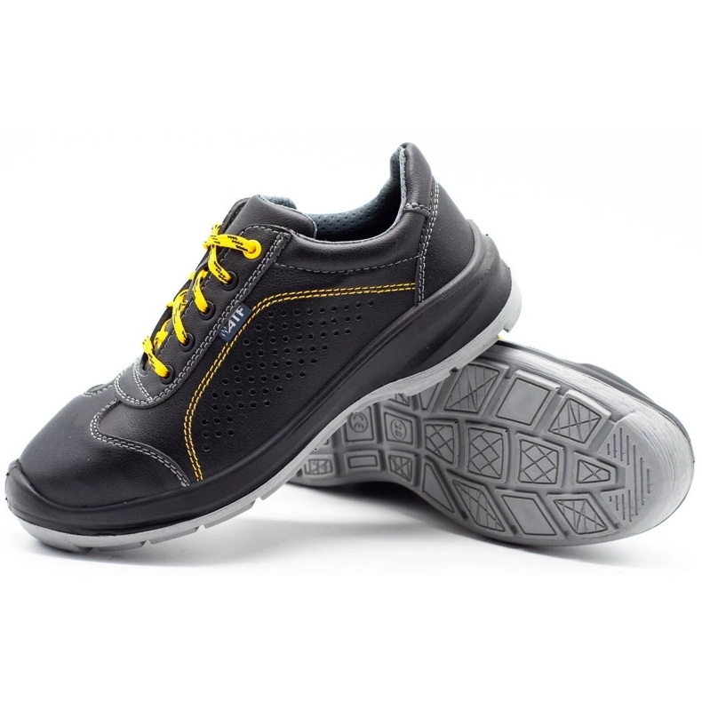 ŁUKPOL Techwork 1128P férfi munkacipő, fekete 3